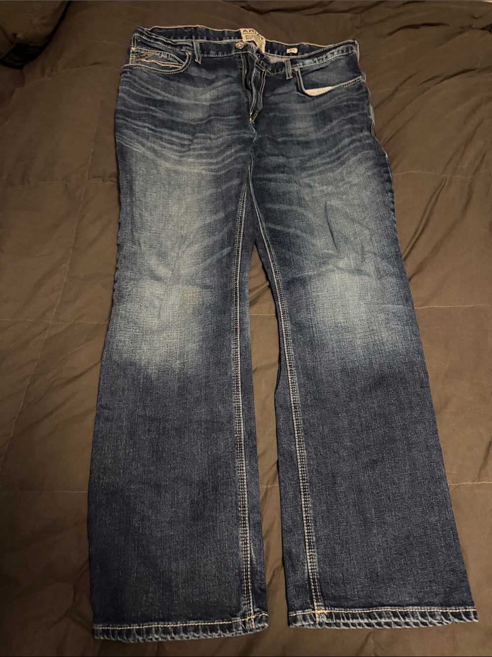 Ariat Men's Bootcut Jeans - Dark Blue Wash M4 38 X 34